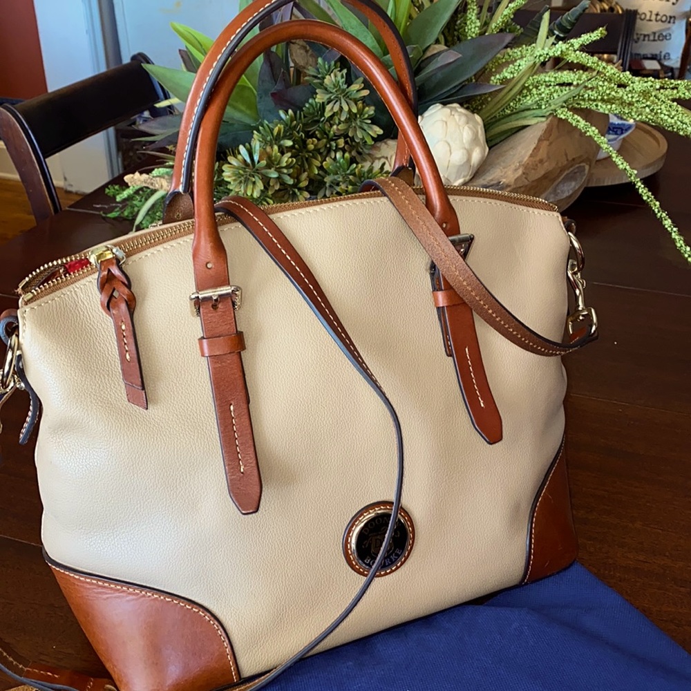 Dooney & Bourke Domed satchel—Nude color